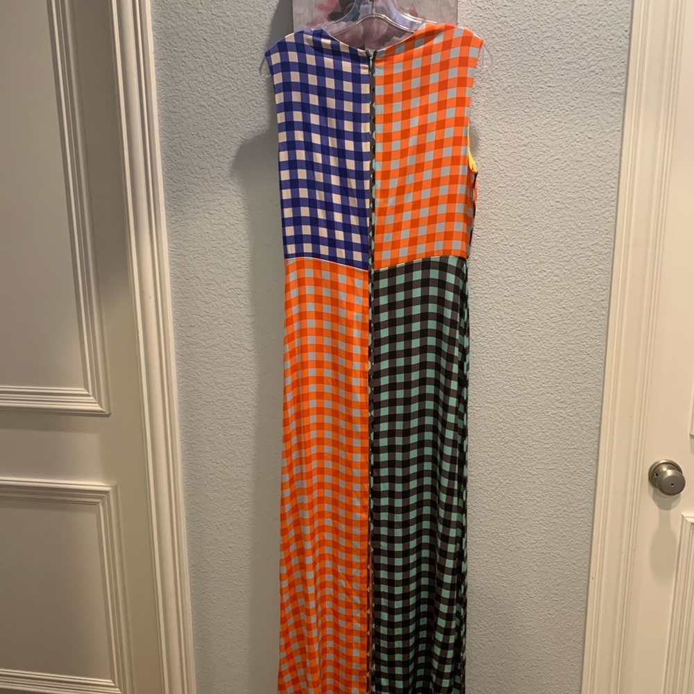 Diane von Furstenberg maxi dress new without tags size 12, silk
